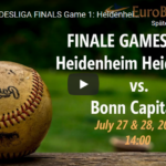 Tim Collins überträgt Spiele 1 und 2 der Finalserie im Livestream